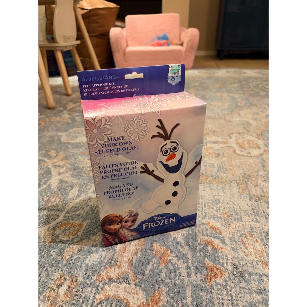*NIB* Disney Frozen Olaf Felt Appliqué Kit Plush Olaf - Picture 3 of 6